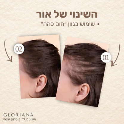 אבקת הקסם BOLDI לכיסוי שורשי השיער