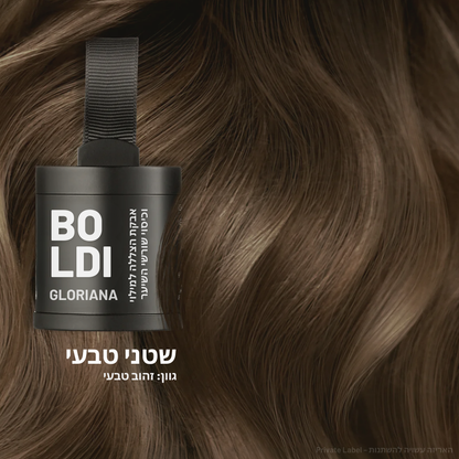אבקת הקסם BOLDI לכיסוי שורשי השיער