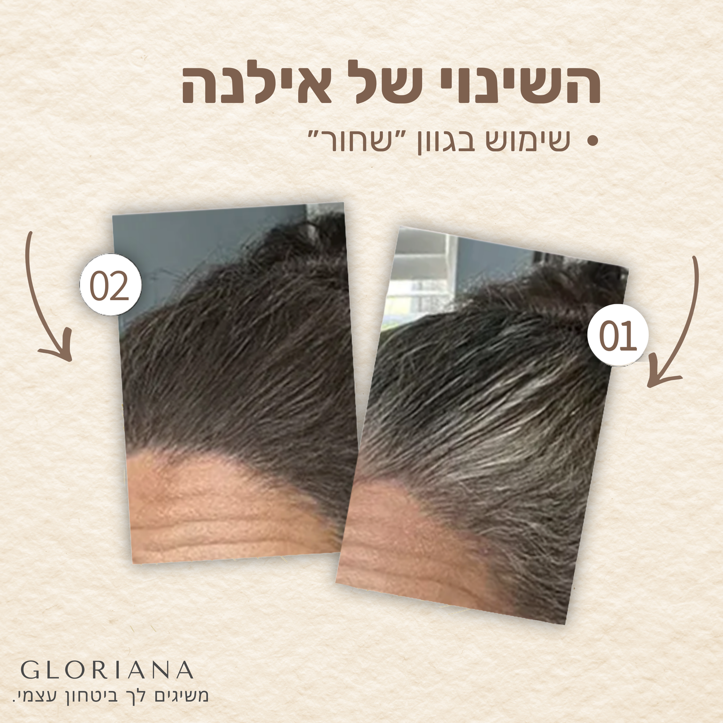 BOLDI אבקת הקסם – לכיסוי שיער לבן ואפור