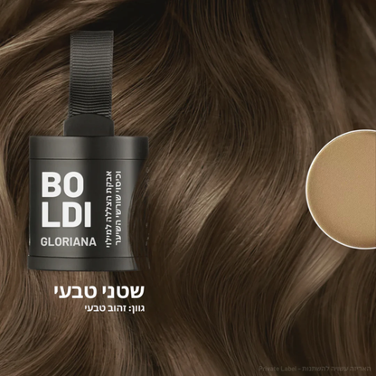 BOLDI אבקת הקסם – לשיער דליל, דק ובלי נפח